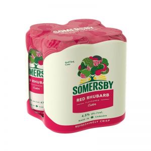 SOMERSBY RED RHUBARB 4X473ML